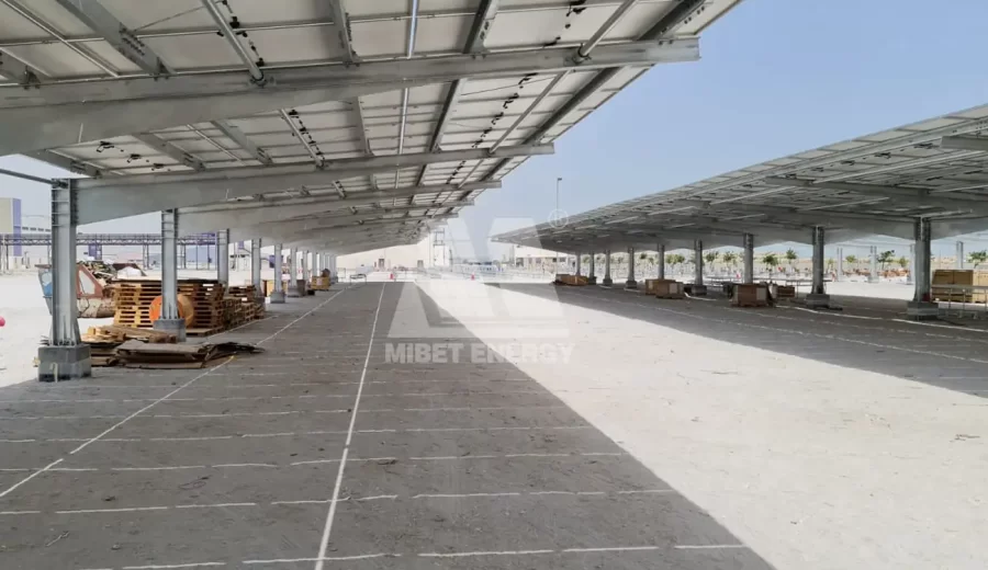 Mibet's 1.8 MW solar carport project