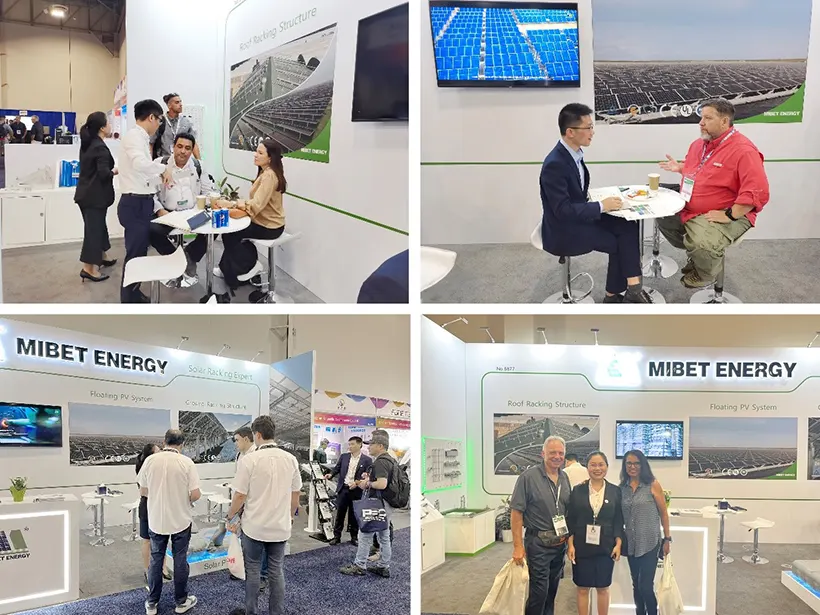 Visitors Inquire About Products at Mibet Booth