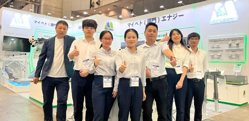 PV EXPO: Group photo of Mibet team