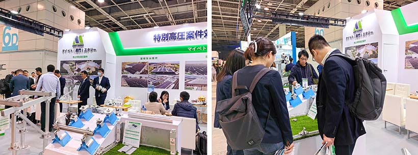 Osaka Smart Energy Week - Guests are interested in our products