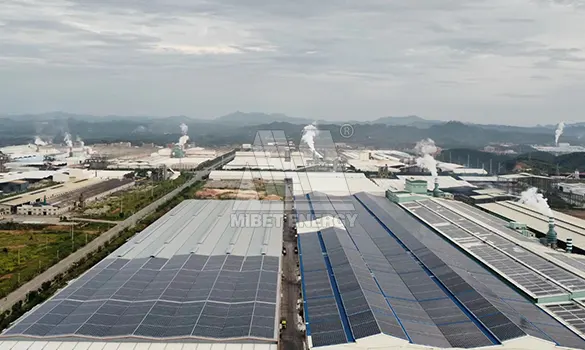 17 MW Metal Roof Solar Project in Guangxi, China