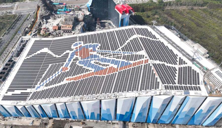 Completion of Rooftop PV Project at Yaoxue and Ice World