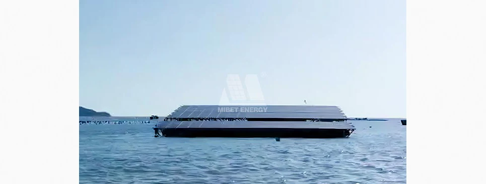 Mibet Floating System Successfully Entered the Sea