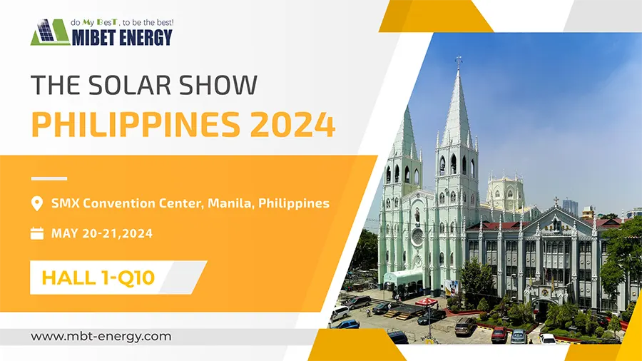 Join Mibet at The Solar Show Philippines 2024!