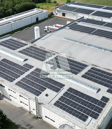3.7 MW Flat Roof PV Racking in Czech Republic