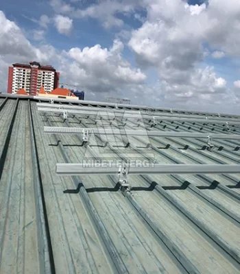 1.2 MW Metal Rooftop PV Project in Vietnam