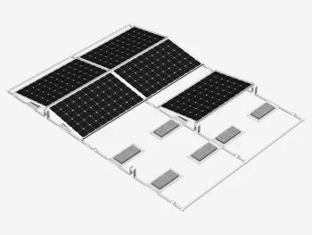 Solar Panel Ballast Mounting System (Two Sides)